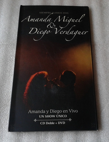 Amanda Miguel Diego Verdaguer En Vivo Show Unico 2 Cds 1 Dvd