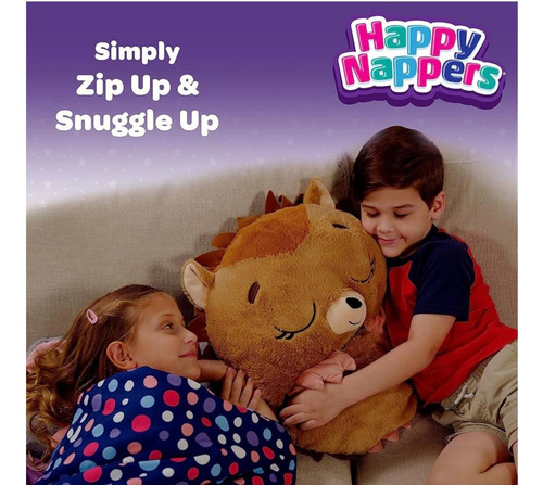 Saco De Dormir Happy Nappers Modelo 31812 Para Niños Comodo Rosa