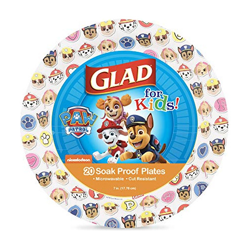 For Kids Paw Patrol Emoji Platos Desechables De Papel |...