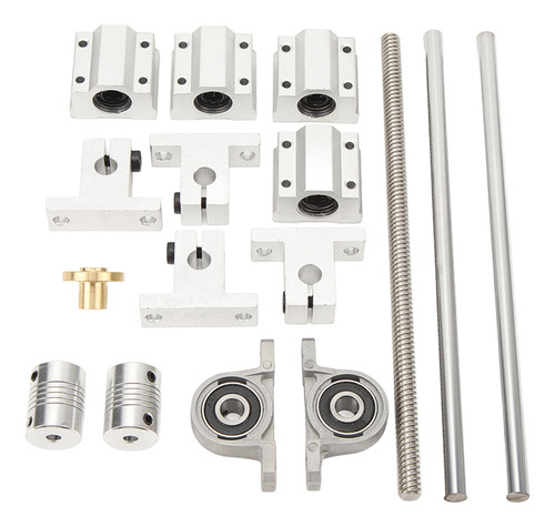 Eixo De Haste De Guia De Movimento Linear T8x8 Suporte De Pa