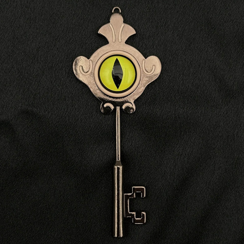 Collar House Portal Keys Con Colgante De Metal Chapado En Br