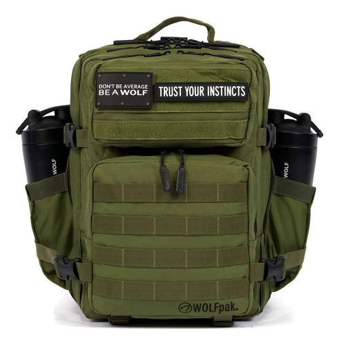 Wolfpak Mochila 25 L Verde Atlético Para Deportes