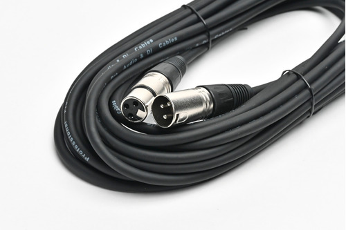 Cable Profesional Pro Audio Canon Xlr 9,1 Mts Negro