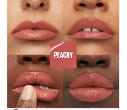 Imagen 2 de 2 de Labial Maybelline Superstay Vinyl Ink En Tono Peachy
