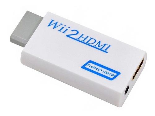 Kit De Adaptador Wii A Hdmi 1080p + Cable Hdmi  1.5 Metros