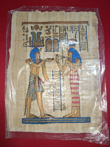 Papiro Antiguo Egipto Original Egipcio 42,5x31,5cm Faraon
