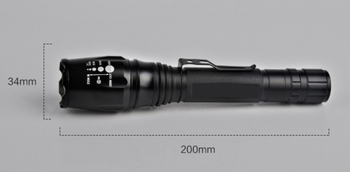 Lanterna Led Militar 50000lm Com Zoom 5-