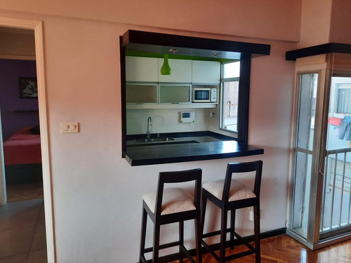 Apartamento Totalmente Amoblado De 1 Dorm- Parque Rodo