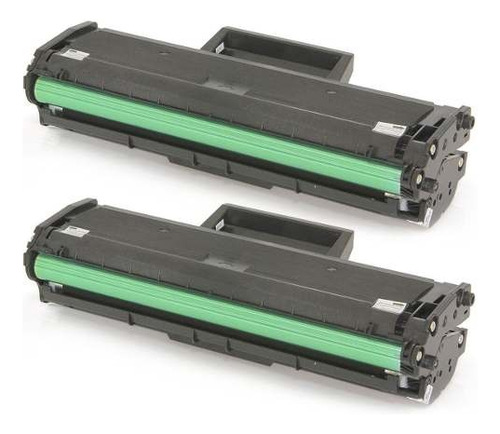 Kit 2x Toner D101 P/ Ml-2165w Ml-2165 Scx3400 Scx3405 Tinta Preto