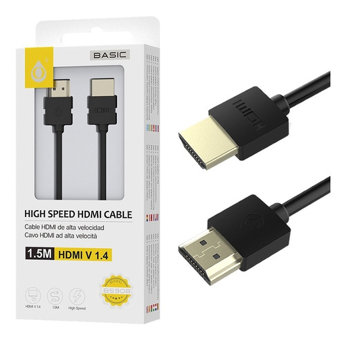 Cable Hdmi One Plus 1,5 Metros Hdmi V 1.4 Alta Calidad