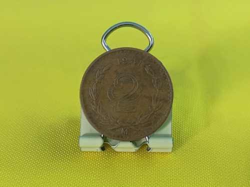 Moneda De 2 Centavos 1941 Estados Unidos Mexicanos (Usado)