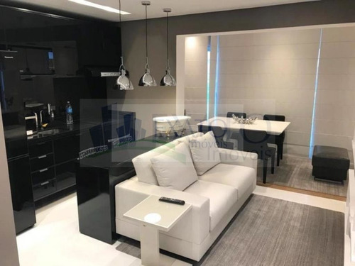 Imagem 3 de 15 de Campo Belo, Próximo Ao Aeroporto, 1 Suite, Totalmente Mobiliado Muito Bom Gosto, Lazer Completo - Em42864