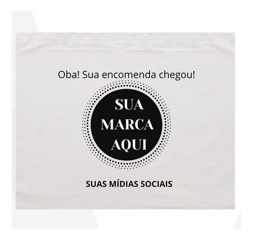 Envelope De Segurança Personalizado Com Logomarca 13x25 250