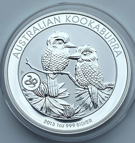 Aus1055 Australia Onza Plata Kookaburra 2013 Unc-bu Ayff
