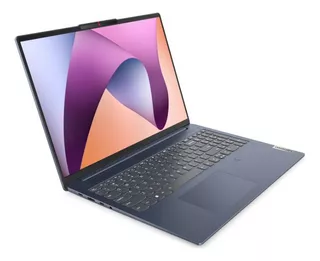 Notebook Lenovo IdeaPad 5 16ABR8 Ryzen 7 7730u 16gb Ssd 16puLG Touch Aluminio Color Azul