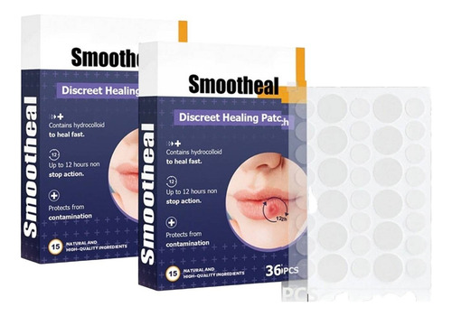 2×parches Suavizantes Para Herpes Labial Parche Curativo