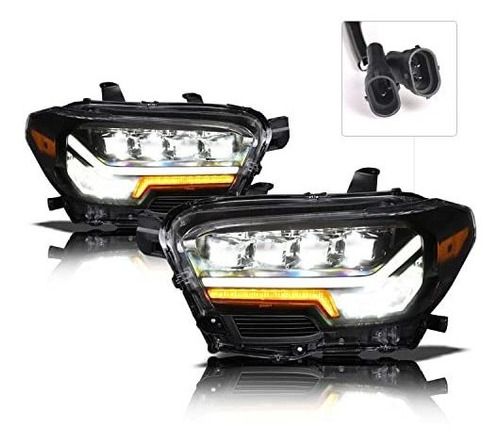 Faros Proyector Led Serie Quad-pro Para Toyota Tacoma