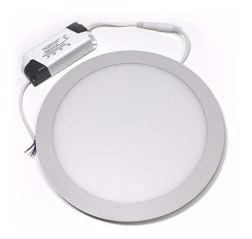 Imagen 3 de 8 de Panel Led 18w Spot Embutir Redondo Luz Calido Fria 1500 Lm