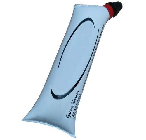 Eixo Sem Fim + Coroa + Graxa Para Motor Dz Gatter 3020 Cor Branco