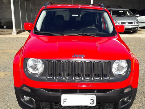 Renegade Longitude 1.8 Flex 4x2 Automatico 2016 Vermelho !