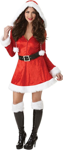 Amscan 841066 Sassy Red Santa Disfraz, Adulto Talla Gra...