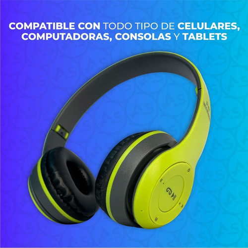 Imagen 5 de 10 de Auriculares Vincha Bluetooth Inalámbricos Retráctil Celu Pc
