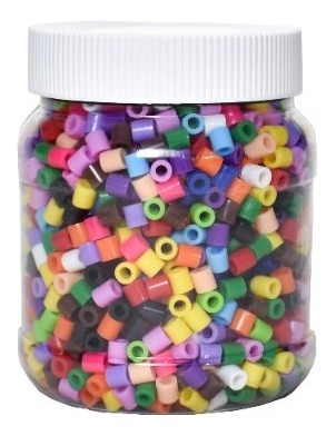 Kit Midi 2900 Pz Perler Hama Beads + Base, Pinza, Llaveros