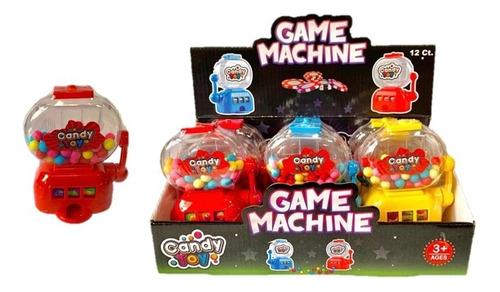 Candy Toy Juguete Game Machine Dispensador Dulces X12 Unid