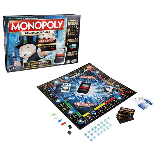 Juego De Mesa Monopoly Banco Electronico Con Posnet B6677