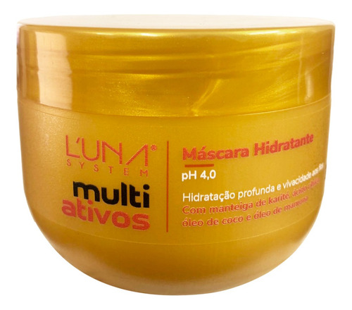 Máscara Hidratante Multiativos Luna System 300g