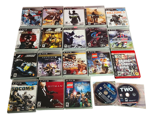 Lote De 20 Juegos Ps3 Fisicos , Buen Estado, Lote A (Usado)