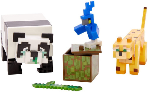 Minecraft Figuras Animales Caras Intercambiables 3-pack 