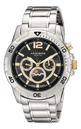 Reloj Multifuncional Akribos Xxiv Para Hombre Ak574ss Conque