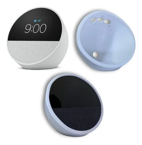 Amazon Echo Spot 本体 保護フィルム セット Capa De Silicone Para Amazon Alexa Echo Spot Branco Case