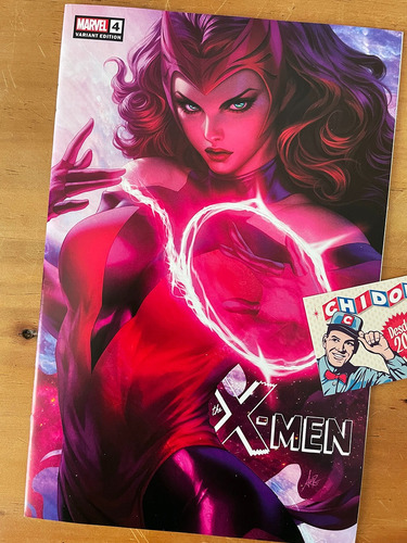 Comic - X-men #4 Artgerm Scarlet Witch Nycc 2023 Trade Sexy