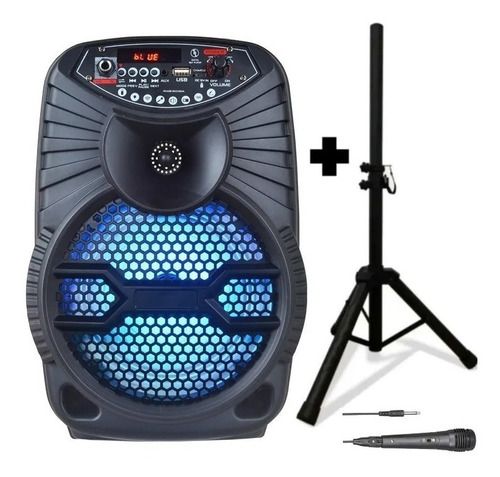 Imagen 1 de 8 de Cabina De Sonido Recargable Bluetooth Aux Parlante Audio