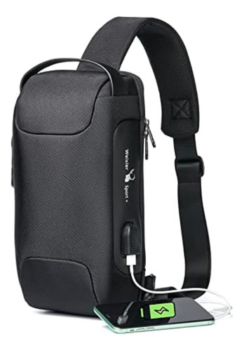 Glivpny Bolso Bandolera Viaje Impermeable Hombres,bandolera