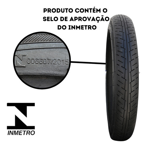 Par Moto 90/90-18 + 2.75-18 Fan Esd Tras + Diant Ybr 2 Unid
