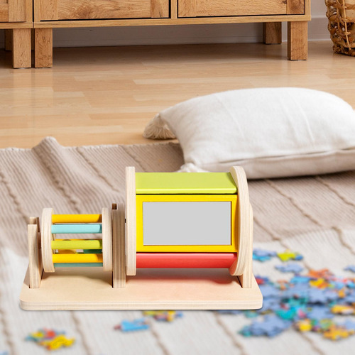 Tambor Giratório Montessori Brinquedo Sensorial Diferencie