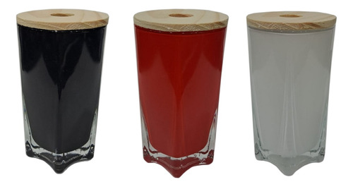 Frasco Vaso Difusor Aromático Con Tapa Madera Color X 1 Uni