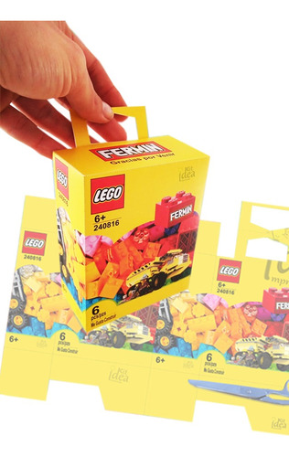 Kit Imprimible Candy Box Lego Construccion Suvenir Sorpresit