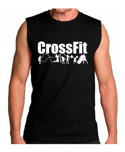 Playera Sin Mangas Crossfit / Gym Fitness Entrenamiento