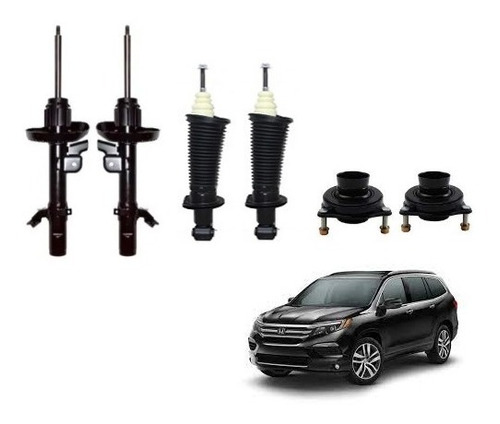 Remate Kit 4 Amortiguadores Y Bases Honda Pilot 2016 Al 2021