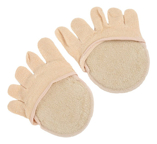 2 Pares De Cinco Dedos Calcetín Protector De Silicona Gel