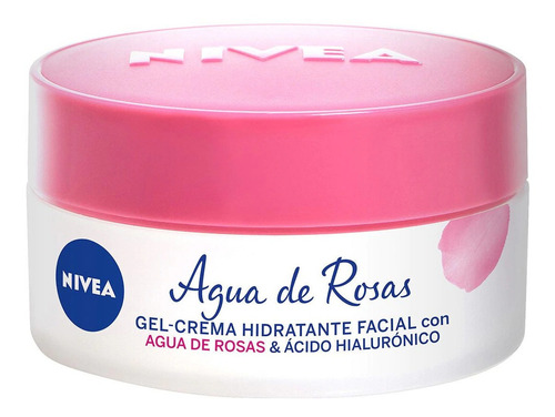 Nivea Gel Hidratante Facial Con Agua De Rosas, 50ml Nivea