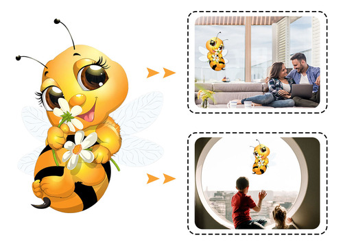 Adhesivo De Pared Para Dormitorio Infantil De Bee, Murales E