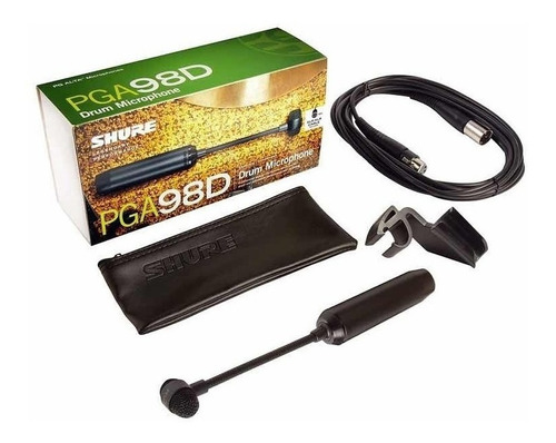 Micrófono Shure Pga98d Xlr Percusión Batería Condensador