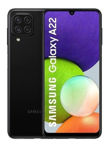 Samsung Galaxy A22 128 Gb  Negro 4 Gb Ram Liberado Ref (Reacondicionado)