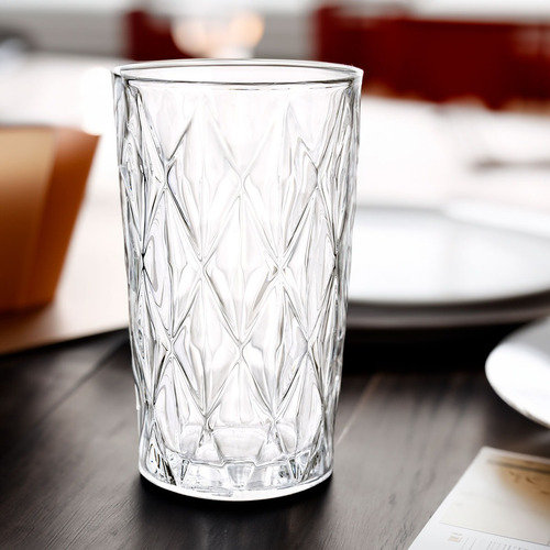 Vaso Dof Old Fashion Libia Vidrio Labrado 6 Piezas Color Double Old Fashion Libia