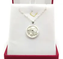Comprar Collar Zodiaco Signo Zodiacal Horóscopo Plata 925 Y Nácar